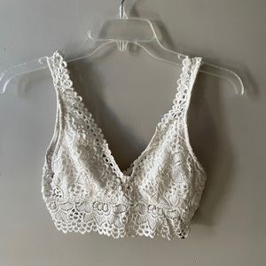 white/cream aerie bralette
